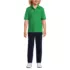 School Uniform Kids Short Sleeve Interlock Polo Shirt, Front