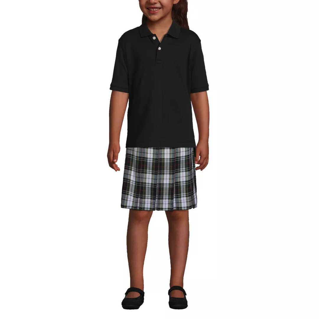 School Uniform Kids Short Sleeve Interlock Polo Shirt