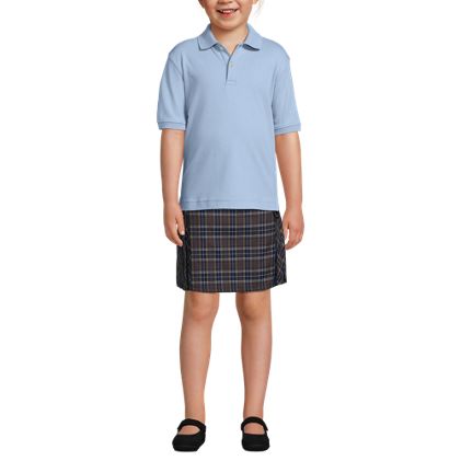 School Uniform Kids Husky Short Sleeve Interlock Polo Shirt - image 2