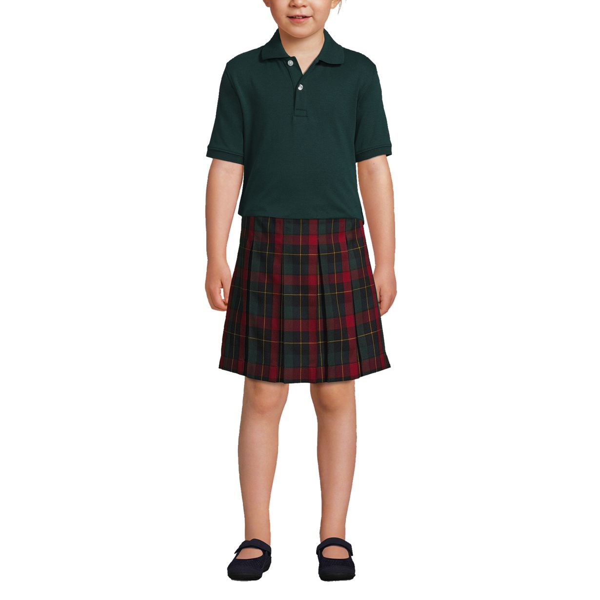 School Uniform Kids Short Sleeve Interlock Polo Shirt