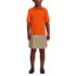 Kids Short Sleeve Interlock Polo Shirt, Front