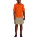 Kids Short Sleeve Interlock Polo Shirt, Front