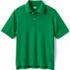 School Uniform Kids Short Sleeve Interlock Polo Shirt, Front