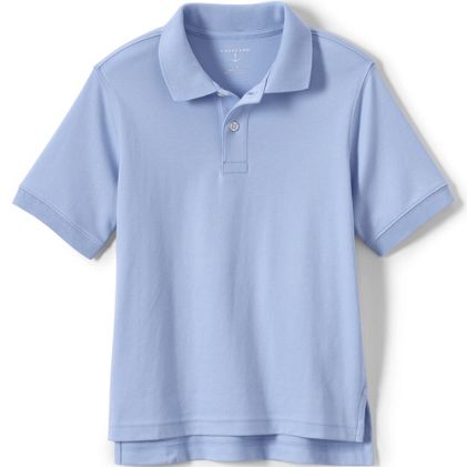 School Uniform Kids Husky Short Sleeve Interlock Polo Shirt - primary