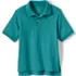 Kids Short Sleeve Interlock Polo Shirt, Front