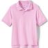 Kids Short Sleeve Interlock Polo Shirt, Front
