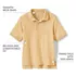Kids Short Sleeve Interlock Polo Shirt, alternative image