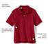 Kids Husky Short Sleeve Interlock Polo Shirt, alternative image