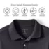 School Uniform Kids Long Sleeve Interlock Polo Shirt, alternative image