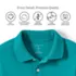 Kids Long Sleeve Interlock Polo Shirt, alternative image