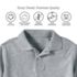 Kids Long Sleeve Interlock Polo Shirt, alternative image