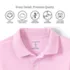 Kids Short Sleeve Interlock Polo Shirt, alternative image