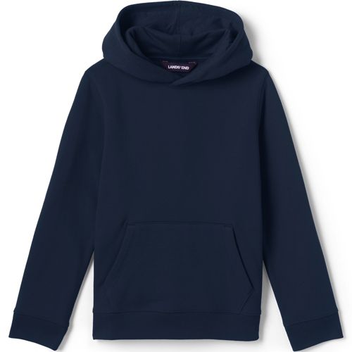 Lands' End Navy Print Size Small Ladies Hoodies