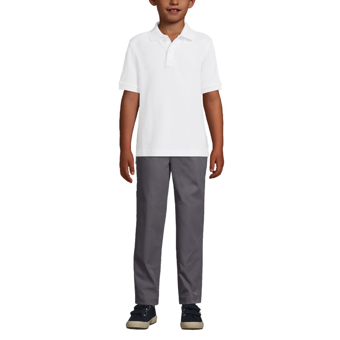 School Uniform Kids Short Sleeve Mesh Polo Shirt