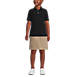 School Uniform Kids Short Sleeve Mesh Polo Shirt, Front