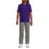School Uniform Kids Short Sleeve Mesh Polo Shirt, Front