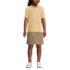 School Uniform Kids Short Sleeve Mesh Polo Shirt, Front