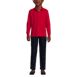 Kids Long Sleeve Interlock Polo Shirt, Front