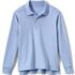 Kids Long Sleeve Interlock Polo Shirt, Front