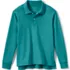 Kids Long Sleeve Interlock Polo Shirt, Front