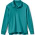 Kids Long Sleeve Interlock Polo Shirt, Front