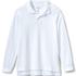 Kids Long Sleeve Interlock Polo Shirt, Front