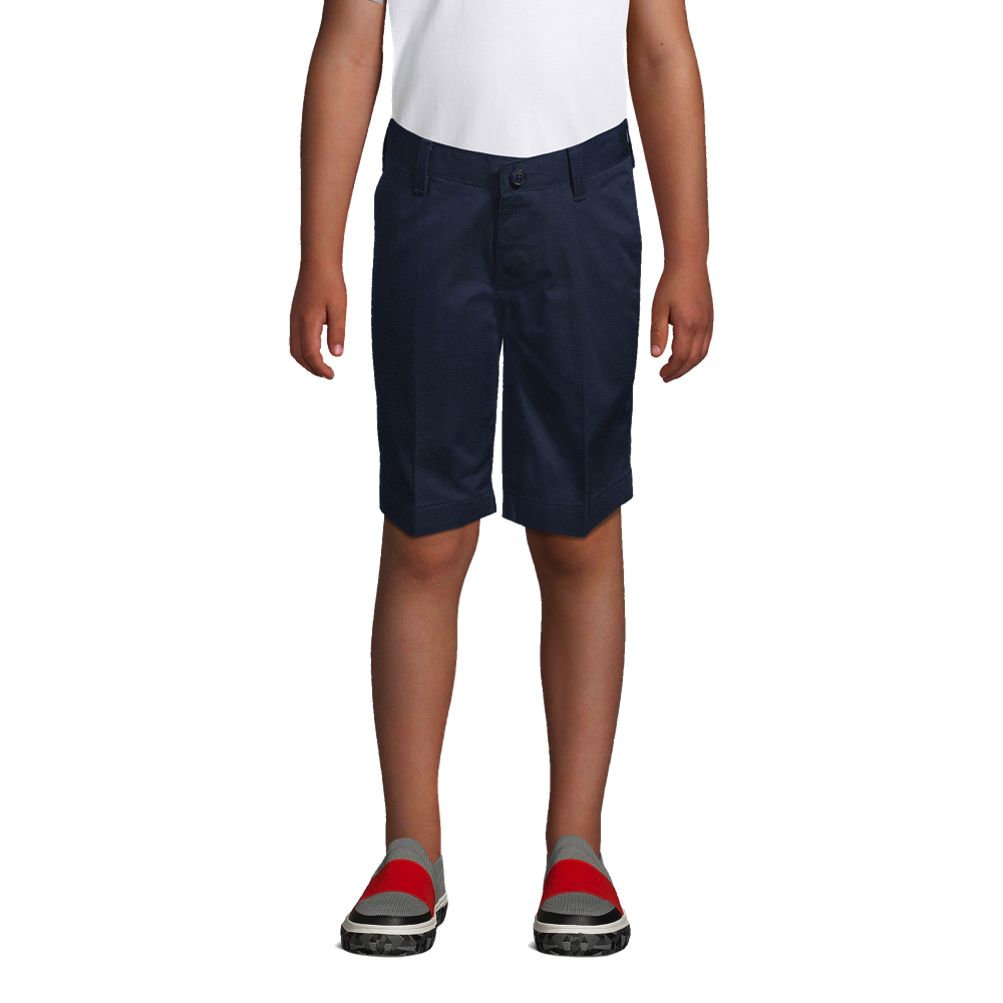 School Uniform Boys Adaptive Blend Chino Shorts | Lands' End