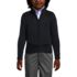 School Uniform Boys Cotton Modal Zip Front Cardigan Sweater, Front