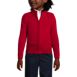 Boys Cotton Modal Zip Front Cardigan Sweater, Front