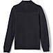 School Uniform Boys Cotton Modal Zip Front Cardigan Sweater, Back
