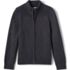 School Uniform Boys Cotton Modal Zip Front Cardigan Sweater, Front