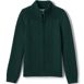 School Uniform Boys Cotton Modal Zip Front Cardigan Sweater, Front