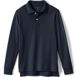 Kids Long Sleeve Mesh Polo Shirt, Front