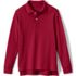 Kids Long Sleeve Mesh Polo Shirt, Front