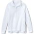 School Uniform Kids Long Sleeve Mesh Polo Shirt, Front