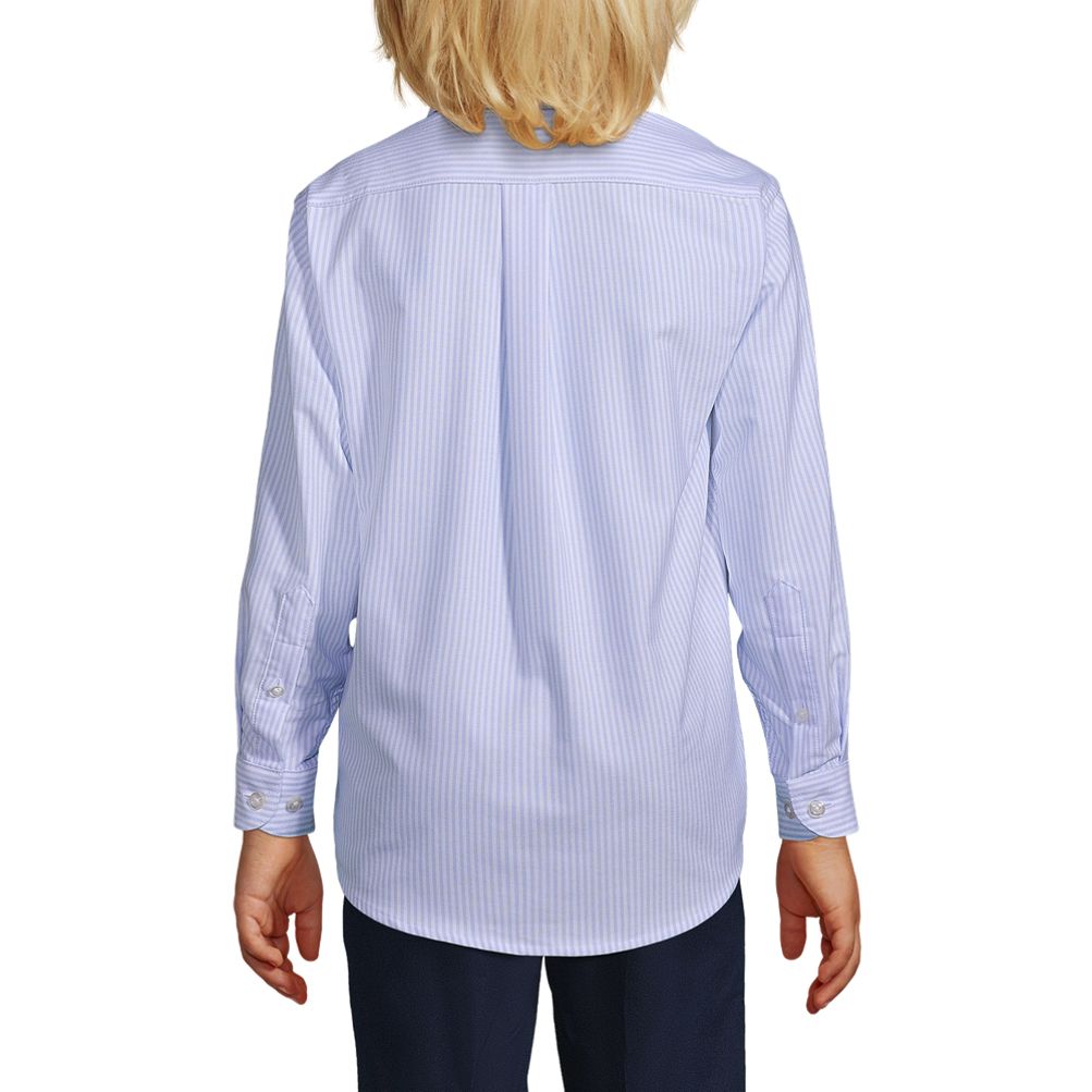 Boys Uniform Long Sleeve Oxford Button Down Shirt