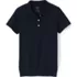 School Uniform Kids Short Sleeve Banded Bottom Polo Shirt, Front