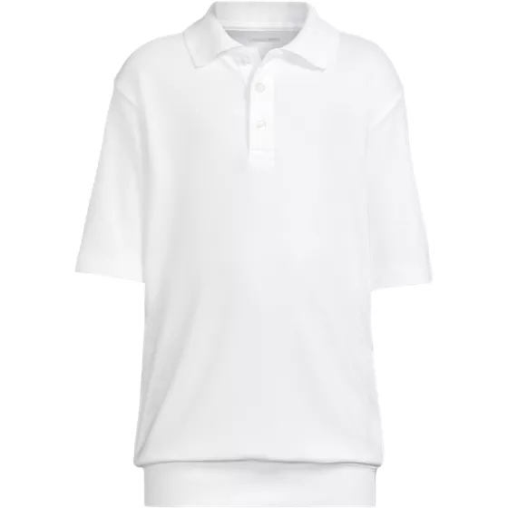 Kids Short Sleeve Banded Bottom Polo Shirt - primary