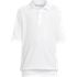School Uniform Kids Short Sleeve Banded Bottom Polo Shirt, Front