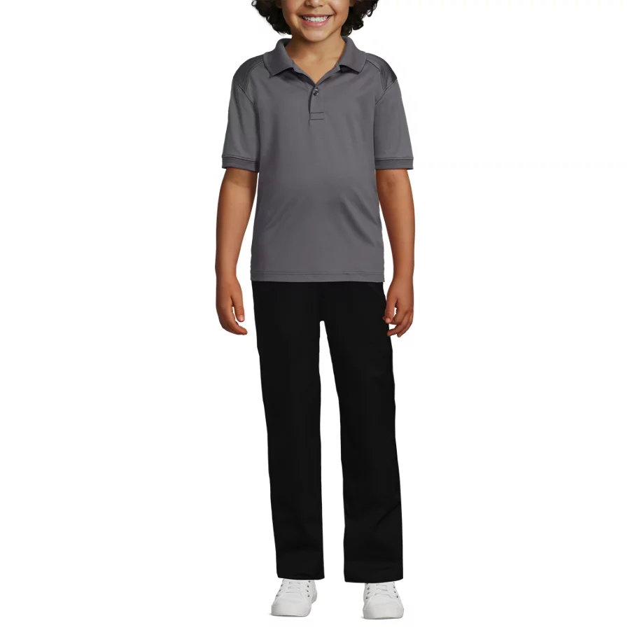 Kids' Short Sleeve Rapid Dry Polo Shirt view 3