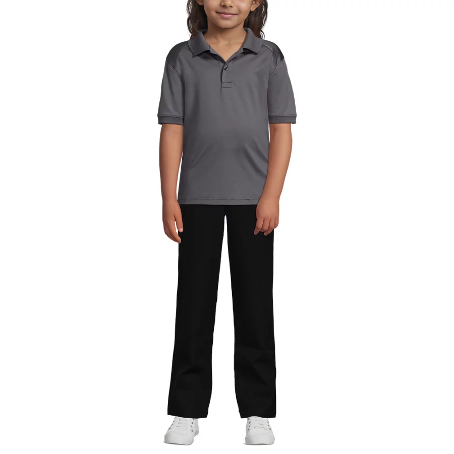 Kids' Short Sleeve Rapid Dry Polo Shirt view 4
