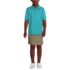 School Uniform Kids Short Sleeve Rapid Dry Polo Shirt, Front