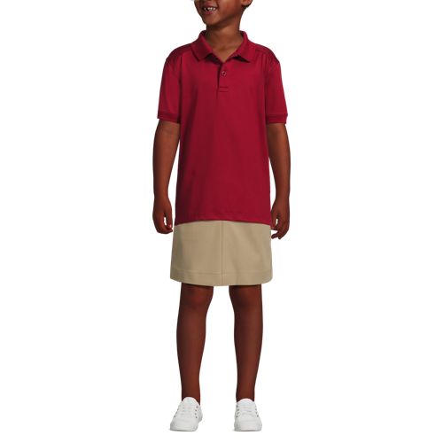 School Uniform Kids Short Sleeve Rapid Dry Polo Shirt, Front
