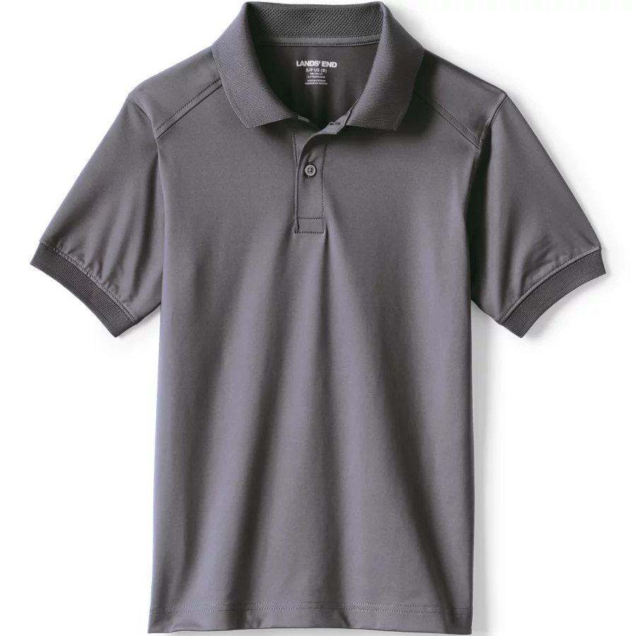 Kids' Short Sleeve Rapid Dry Polo Shirt view 1