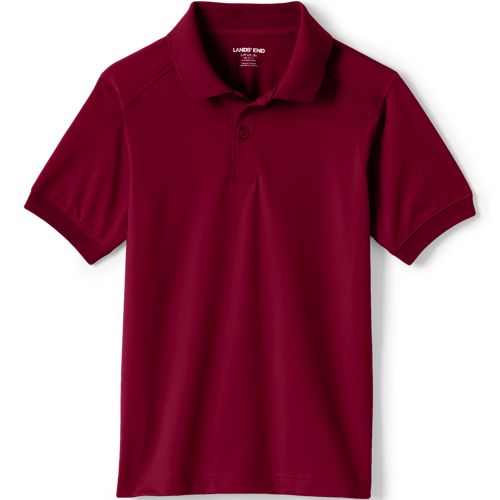 School Uniform Kids Short Sleeve Mesh Polo Shirt