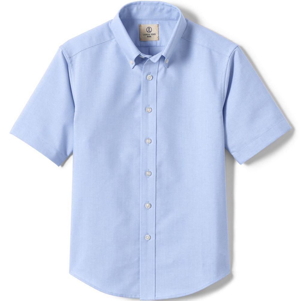 Baby And Toddler Boys Uniform Short Sleeve Oxford Button Down