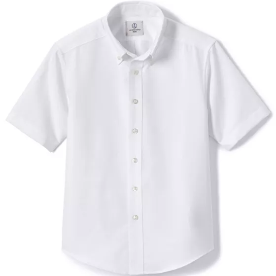 School Uniform Boys Short Sleeve Oxford Dress Shirt - primary