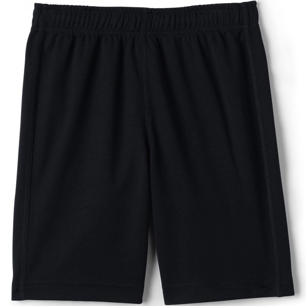 Wholesale Boys Athletic Gym Mesh Shorts in Charcoal