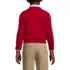 Boys Cotton Modal Fine Gauge V-neck Sweater, Back