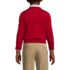 Boys Cotton Modal Fine Gauge V-neck Sweater, Back